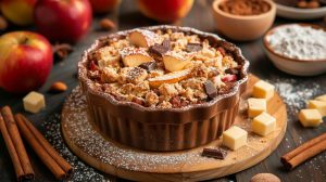 Comment réaliser un crumble pomme chocolat croustillant et gourmand ?