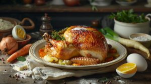 Comment réussir la recette traditionnelle de la poule au blanc ?