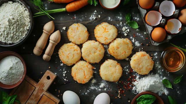 Recette facile de galettes de carottes au fromage - Gourmandise assurée