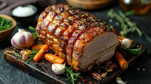 Palette de porc fumée au four : recette facile et savoureuse
