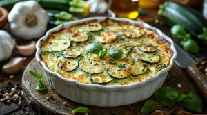 Recette facile de gratin de courgettes au chèvre - Découvrez les étapes !