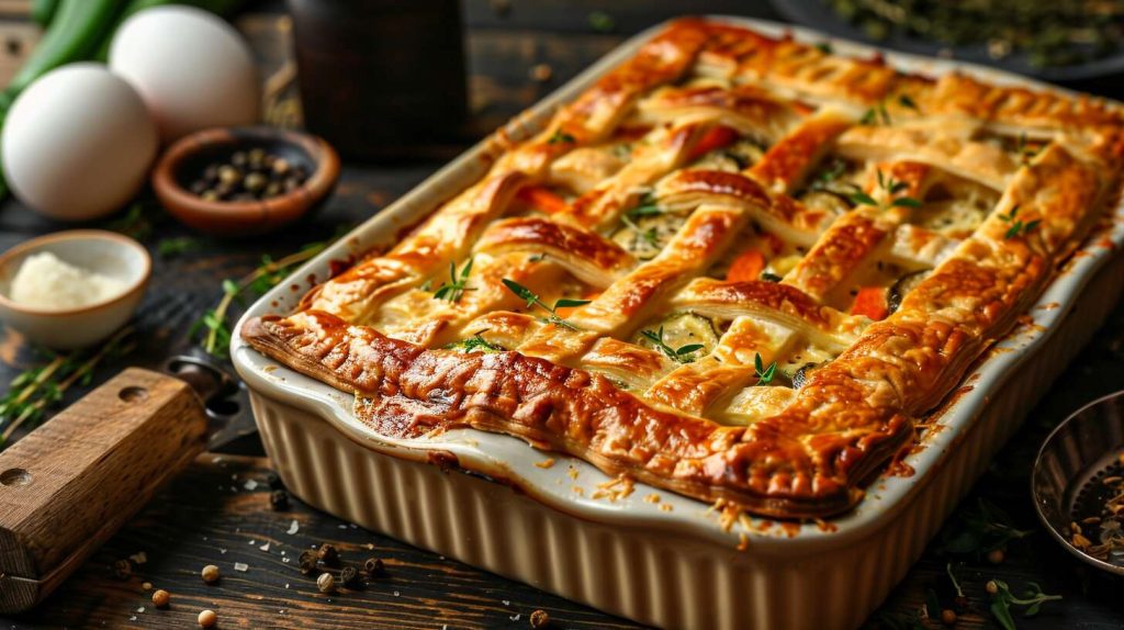 Tourte aux légumes facile et rapide : recette gourmande en quelques étapes