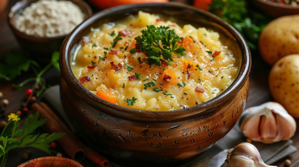 Recette traditionnelle : ragoût de pommes de terre à l'ancienne