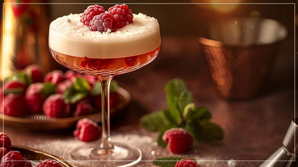 Recette de coupe champenoise à la framboise : apéritif chic et raffiné