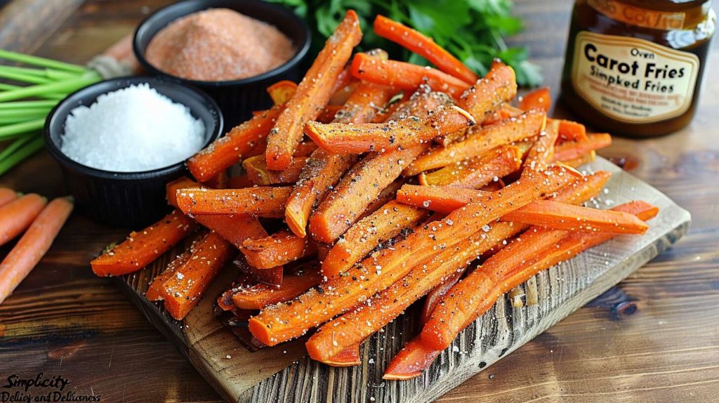 Recette de Carottes Façon Frites au Four : simplicité et Gourmandise