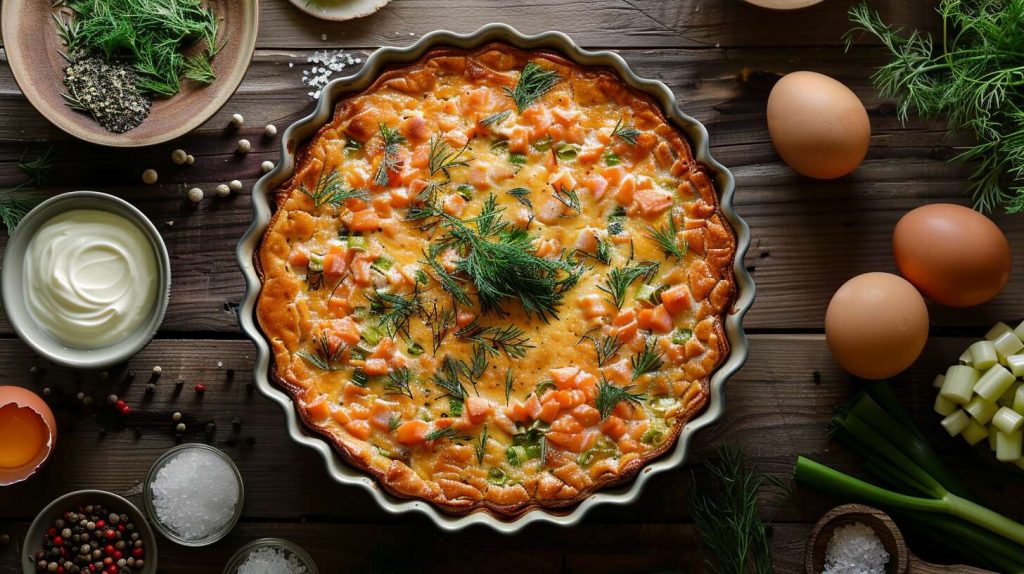 Recette facile de tourte au saumon : découvrez les étapes !