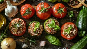 Recette de tomates et courgettes farcies : la touche personnelle d'une tradition familiale