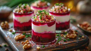 Recette de verrines de betterave : chic et rapide