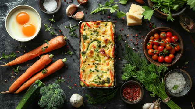 Recette terrine de légumes : carotte, courgette et brocoli facile