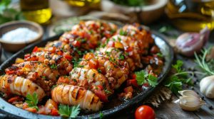Recette d'encornets farcis à la provençale : saveurs du Sud en un plat
