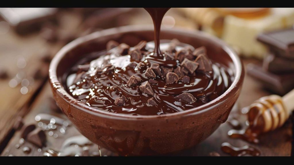 Recette facile : sauce au chocolat fondu qui ne durcit pas