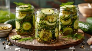 Recette facile de bocaux de cornichons aigres-doux maison
