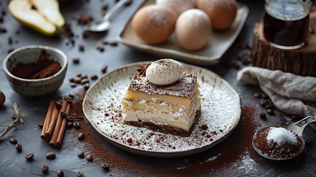 Recette de tiramisu aux poires : un dessert italien revisité