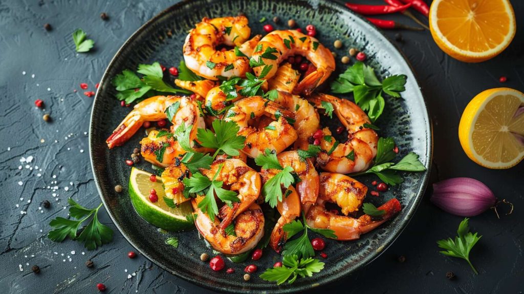 Recette d'ombrière aux crevettes : saveurs tropicales à votre table