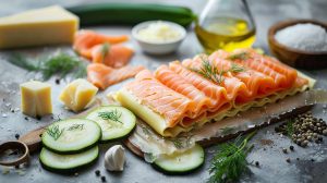 Recette de lasagnes au saumon et courgettes : saveurs gourmandes garanties