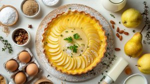 Recette facile et rapide : flan aux poires gourmand