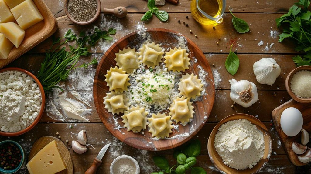 Recette de raviolis maison à la viande et au chèvre : saveurs authentiques