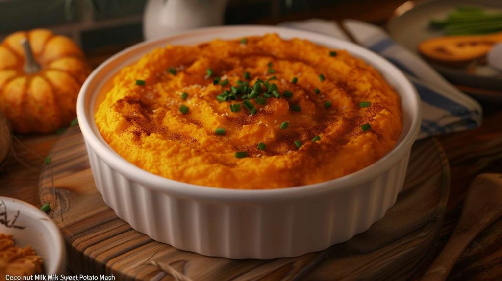 Recette de purée de patates douces au lait de coco : saveurs exotiques