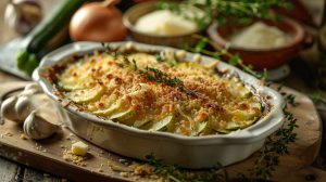 Recette facile de crumble aux courgettes : saveurs d'été