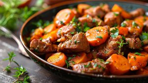 Sauté de veau aux carottes : recette facile et savoureuse