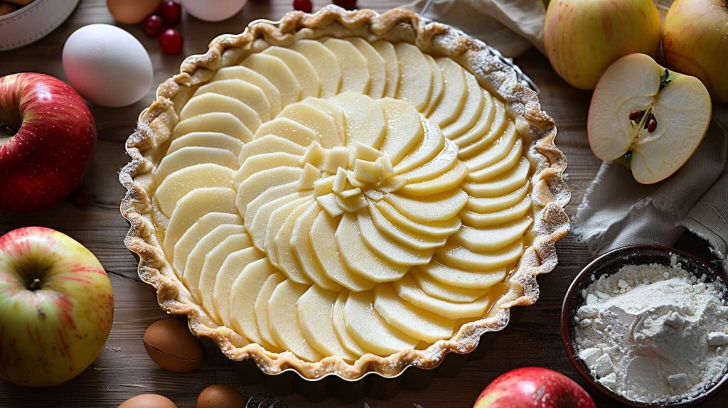 Recette de tarte aux pommes et crème pâtissière : plaisir gourmand