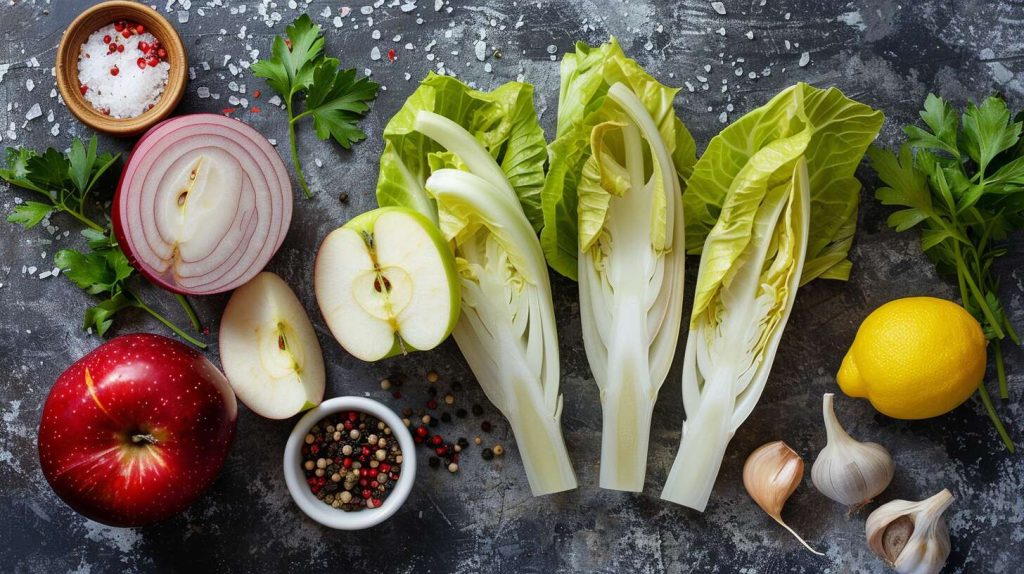 Recette facile de salade d'endives au thon et à la pomme