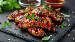 Recette de blancs de poulet sauce miel et balsamique : saveurs exquises