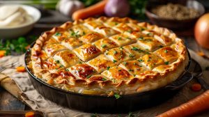 Comment préparer une tourte au poulet croustillante et savoureuse ?
