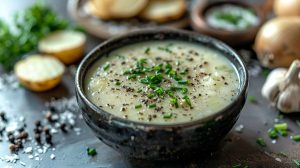 Recette facile de soupe à l'ail des ours : saveurs printanières