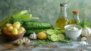 Potage chaud au concombre : recette facile et réconfortante