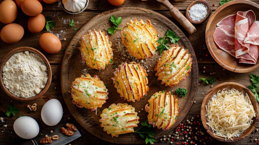 Recette de madeleines salées au jambon et roquefort : délice apéritif