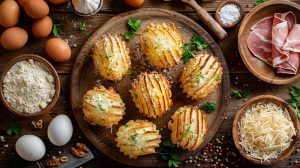 Recette de madeleines salées au jambon et roquefort : délice apéritif