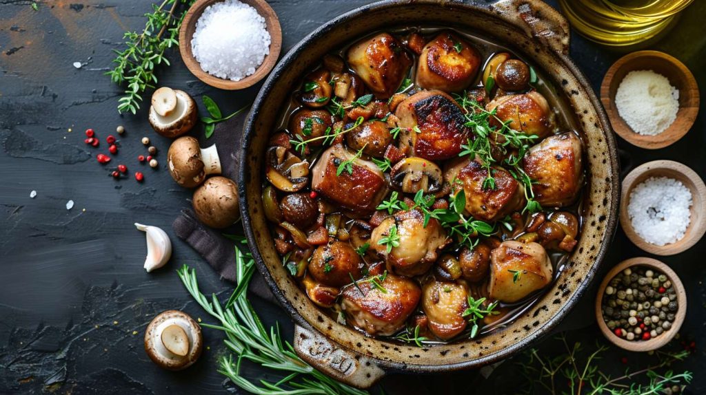 Gibelotte de lapin aux champignons : recette traditionnelle et savoureuse