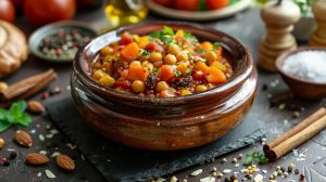 Recette de tajine végétarien aux légumes et épices : saveurs marocaines