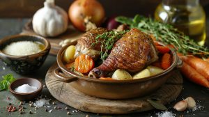 Recette de canard en cocotte aux navets : saveurs traditionnelles et réconfort garanties