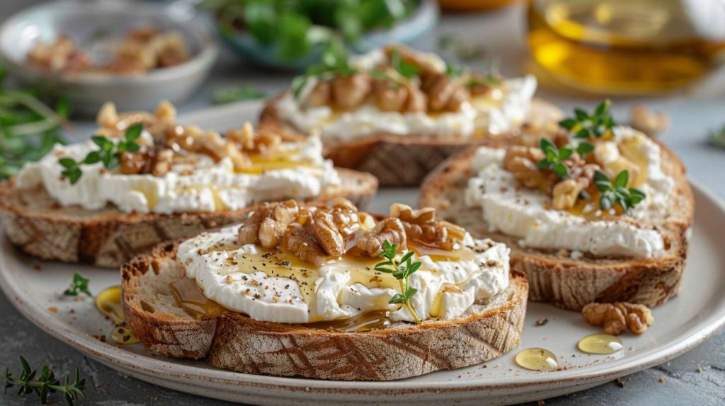 Recette tartine de chèvre au miel : saveurs gourmandes et simplicité