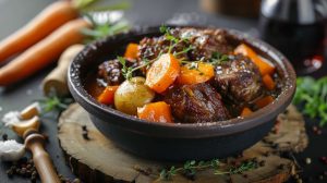 Recette de bœuf braisé aux carottes : saveurs authentiques et réconfortantes