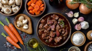 Recette de ragoût de chevreuil au vin rouge : saveurs automnales