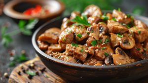 Sauté de veau aux champignons : recette facile et savoureuse