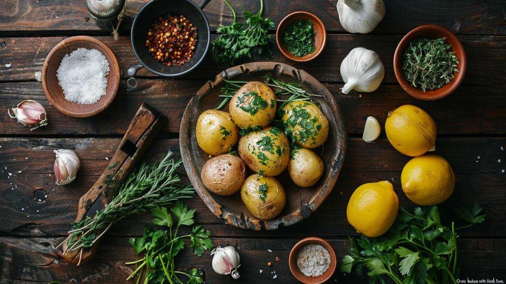 Recette de pomme de terre au four et sauce aux fines herbes : saveurs irrésistibles