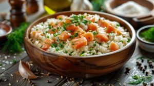 Recette facile de risotto au saumon fumé : saveurs et créativité