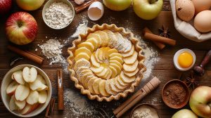 Tourte aux pommes traditionnelle : recette facile et délicieuse
