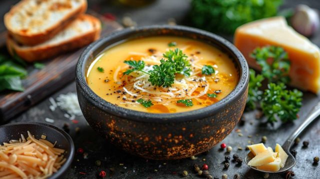 Recette de soupe au fromage aveyronnaise : saveurs d'Auvergne en un bol