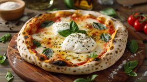 Recette de pizza à la burrata et au basilic : saveurs authentiques