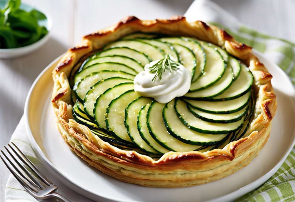 Recette de tarte feuilletée aux courgettes : saveurs et simplicité
