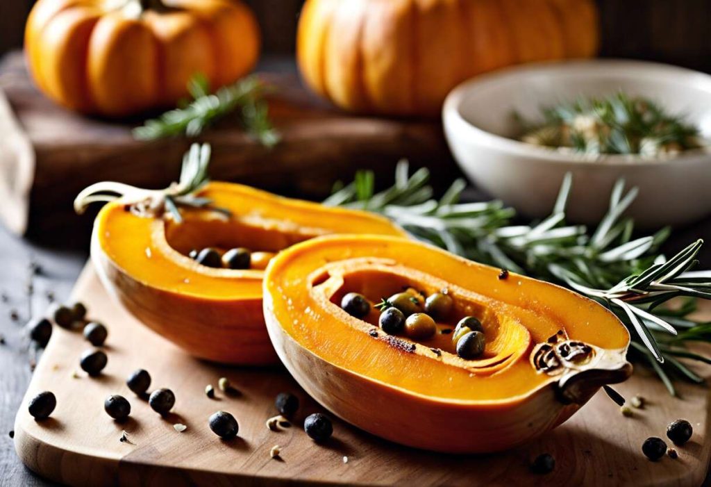 Recette de courge butternut rôtie au four : saveurs automnales