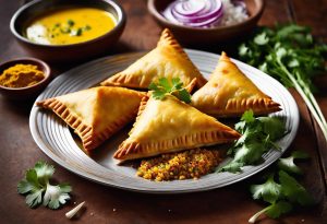 Recette de samoussas au poulet et curry : saveurs exotiques à la maison