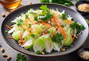 Recette facile de salade de chou chinois : saveurs asiatiques au menu