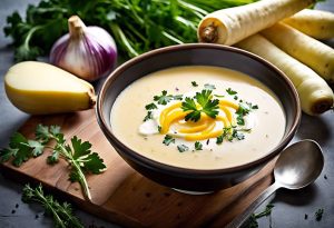 Recette soupe crème de panais : une entrée douce et onctueuse