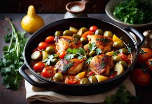 Recette de tajine de poulet aux légumes : saveurs marocaines à la maison